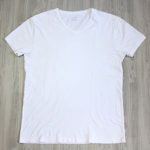 JCREW SLIM V-NECK WHITE T-SHIRT